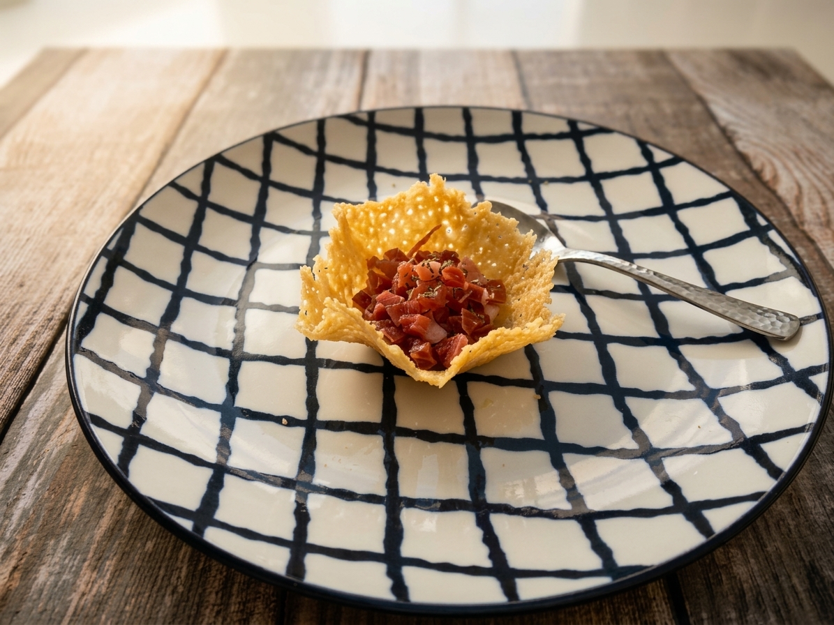 Crujiente de queso: tejas fáciles y rápidas